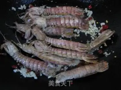 Make Pepper shrimp with salt and pepper step 6