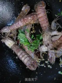 Make Pepper shrimp with salt and pepper step 8