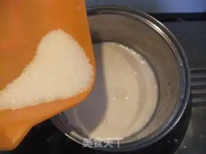 Make custard pudding step 1