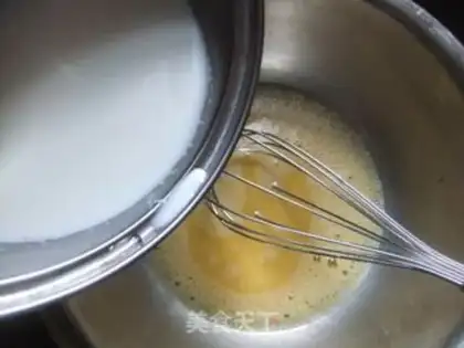 Make custard pudding step 2