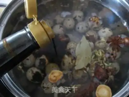 Make stewed quail eggs step 3