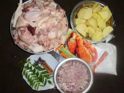 Make curry chicken step 0