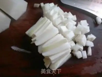 Make Delicious spicy diced radish step 2