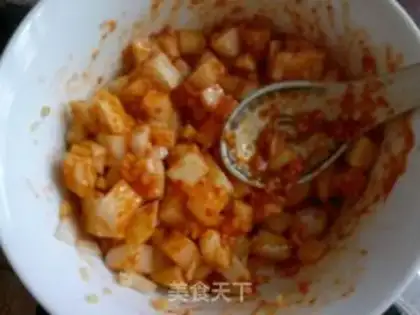Make Delicious spicy diced radish step 8