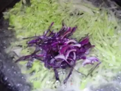 Make two-colored cabbage step 3