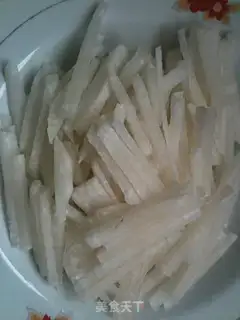 Make Carp shredded radish soup step 2