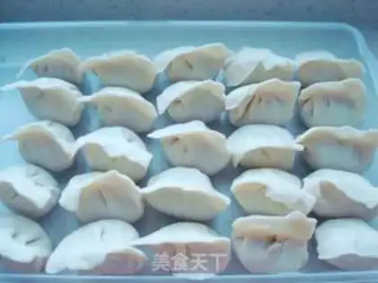 Make Leek and pork dumplings step 7