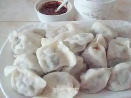 Make Leek and pork dumplings step 9