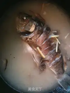 Make Carp shredded radish soup step 5