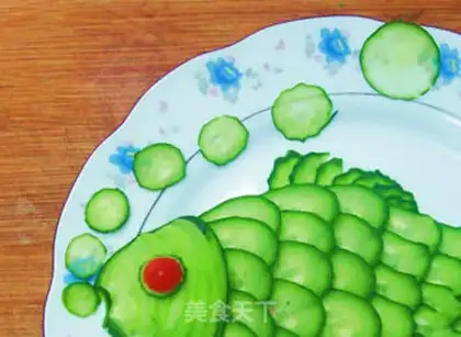 Make Sweet and sour cucumber river carp step 10