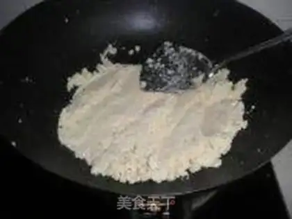 Make stir-fried bean dregs with shallot step 4
