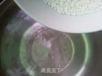 Make Heart-piercing sago dew step 2