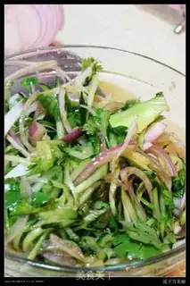 Make Stir with chilled cucumber step 1