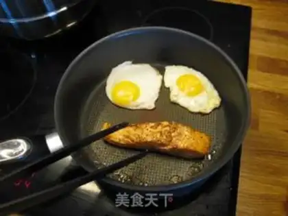 Make Lemon-flavored salmon with French stick step 4