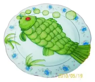 Make Sweet and sour cucumber river carp step 17