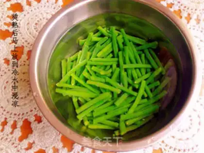 Make Cowpea mixed with sesame paste step 4