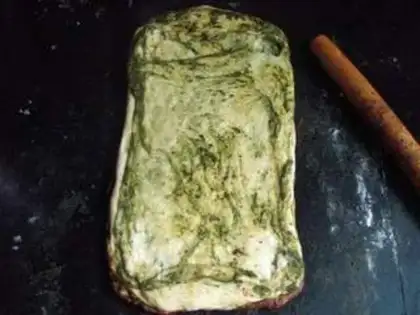 Make Marble thread bread step 8
