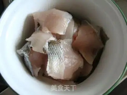 Make Mushroom fish fillet porridge step 4