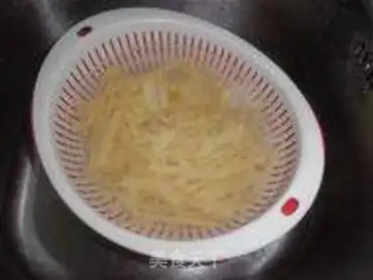 Make green pepper with potato step 1