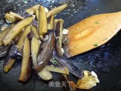 Make Fish-flavored eggplant strips step 6