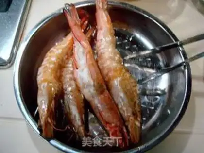 Make Sizzling prawns step 3