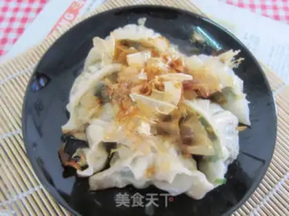 Make Fried dumplings with firewood fish step 6