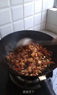 Make Spicy diced chicken step 3