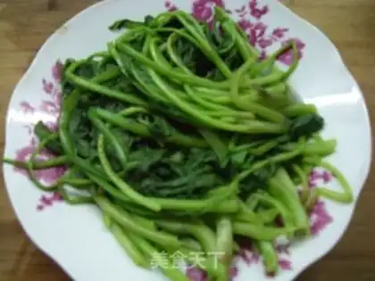 Make hemp spinach step 0