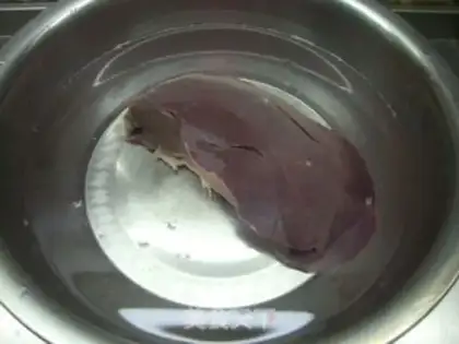 Make Salted pork liver step 0