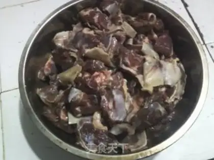 Make Spicy dog meat step 0