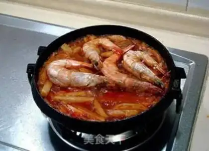 Make Sizzling prawns step 9