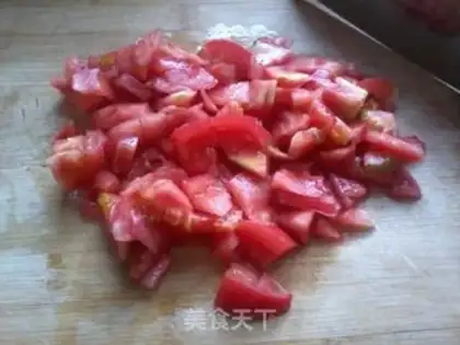 Make tomato and egg noodles step 1