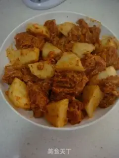 Make Spicy pork ribs pot rice step 3