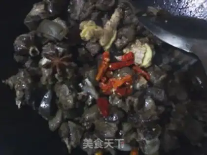 Make Spicy dog meat step 5
