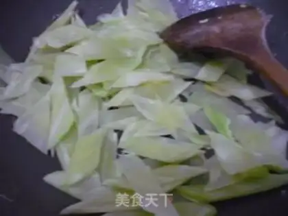 Make Scrambled eggs with vegetable bamboo shoots step 2