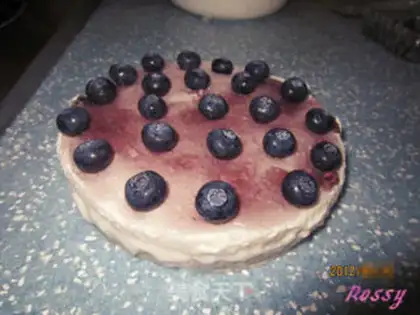 Make Blueberry jelly cheese ice cream step 7