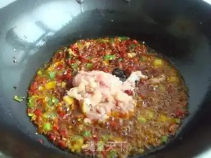 Make Fried rice noodles with chicken step 6
