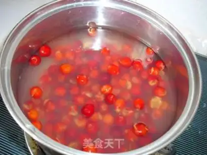 Make Cherry in syrup step 3