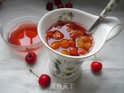 Make Cherry in syrup step 5