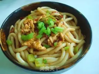 Make Fried rice noodles with chicken step 11