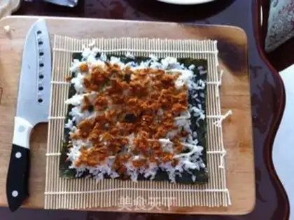 Make Pork Sushi step 10