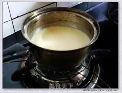 Make Papaya ice cream step 1