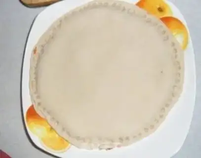 Make Daylily cake step 7