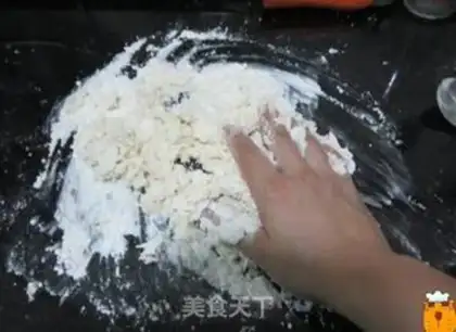 Make sausage bun step 2