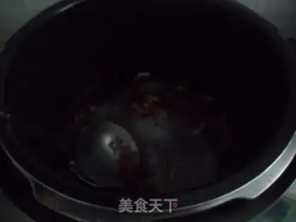 Make Walnut red bean porridge step 3