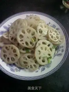 Make Sweet and sour lotus root slices step 4