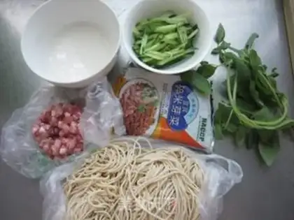 Make Refreshing noodles with bean paste step 0
