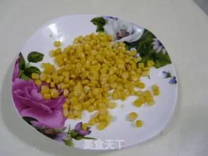 Make Baked corn with egg yolk cheese step 2