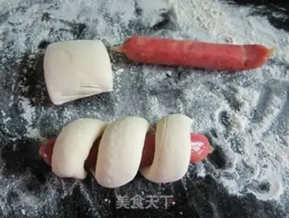Make sausage bun step 9