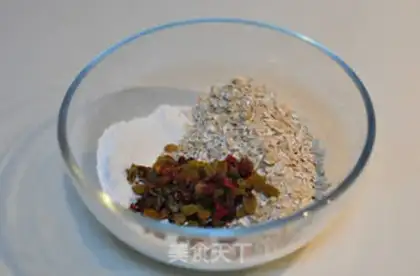 Make oatmeal crisp step 1